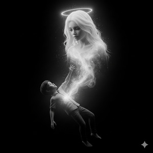 One Hand Reaching Up Toward the Girl