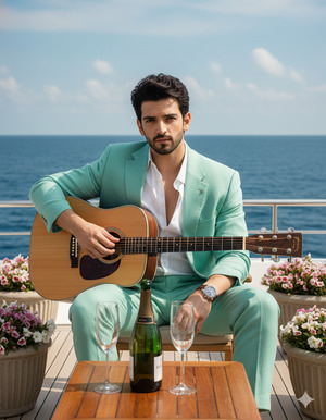 One Hand Strum One Hand Pause Pose Luxury Editorial Feel