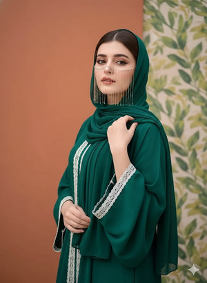 One Hand Touching Scarf