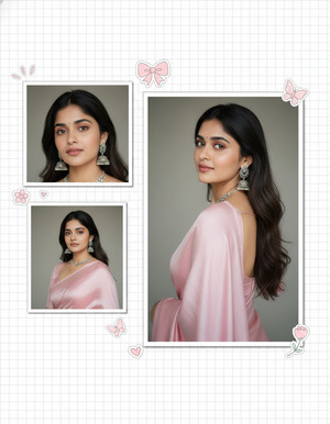 Over the Shoulder Look with Gentle Smile