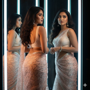 Over the Shoulder Mirror Pose