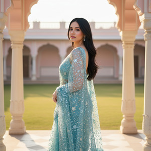 Over the Shoulder Turn Dreamy High Fashion