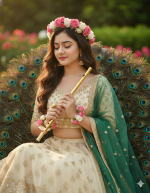 Overhead High Angle Flute Held Close to Chest Devotional Surrender