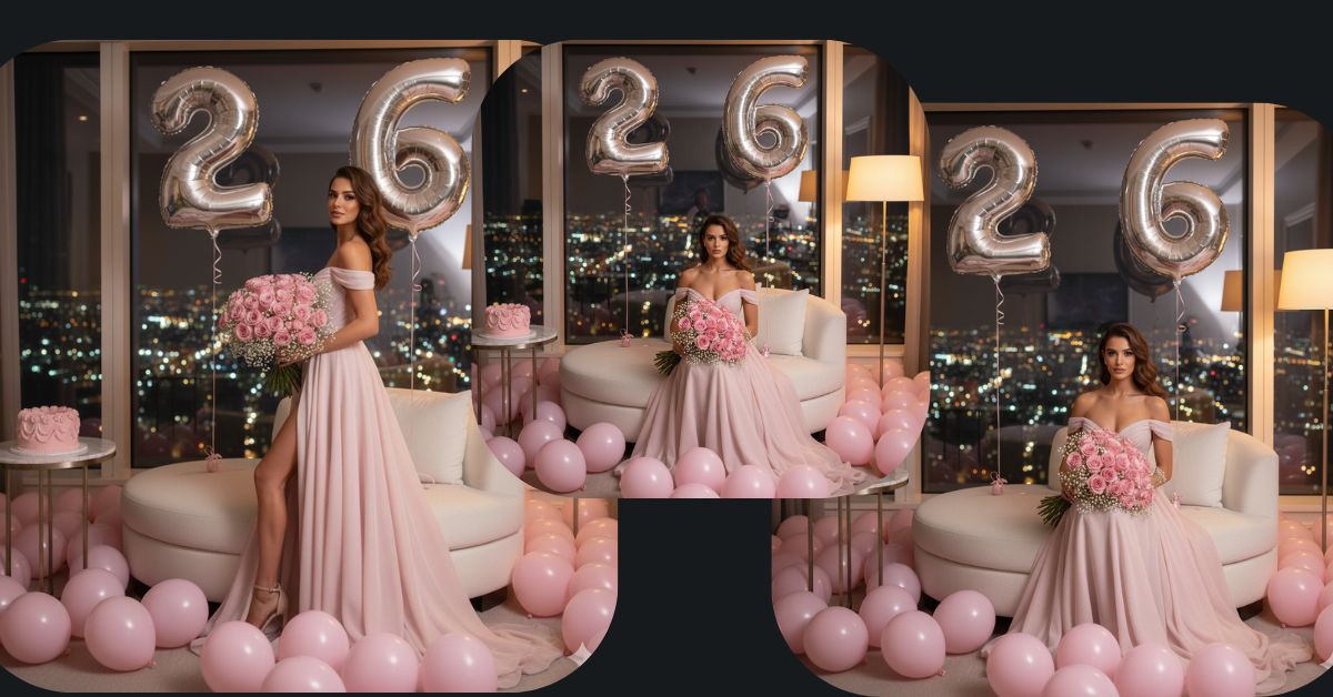 Pink Birthday Room Look