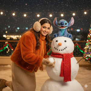 Playful Leaning Pose