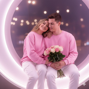 Playful Side by Side Pose 1