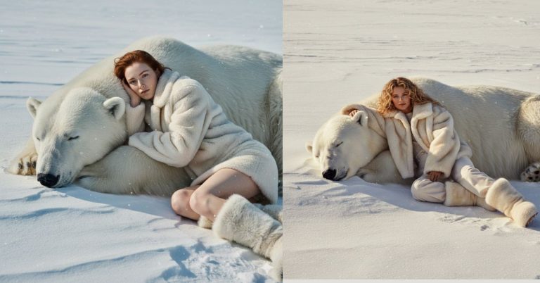 Polar Bear Winter Editorial
