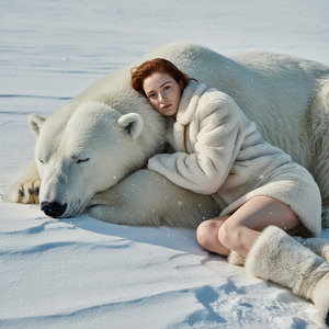Polar Bear Winter Editorial