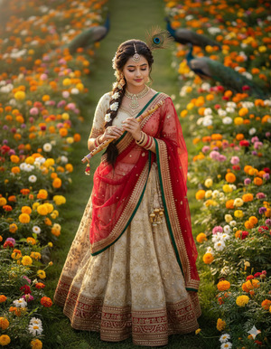 Pose Variant 2 Centered Upright Devotional Pose