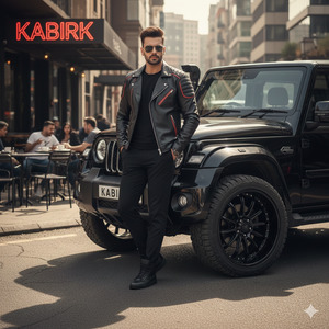 Pose Variant 2 – Leaning on the Car Boss Attitude