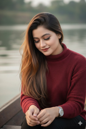 Pose Variant 2 – Looking Down Candid Pose