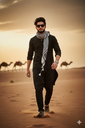 Pose Variant 2 – Walking Cinematic Pose