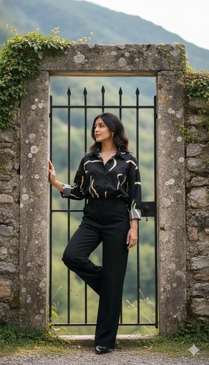 Pose Variant 3 One Leg Bent Editorial Pose