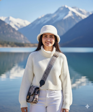 Relaxed Front Facing Smile Pose 1