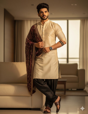Royal Kurta Dupatta Fashion Look