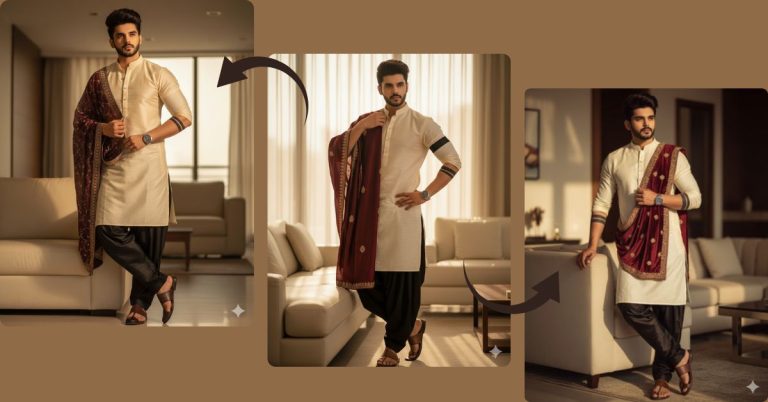 Royal Kurta Dupatta Fashion Look