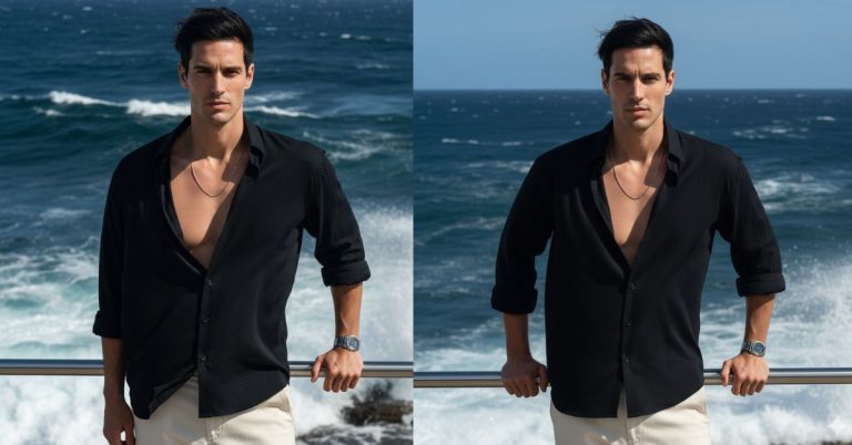 Sea Breeze Fashion Portrait