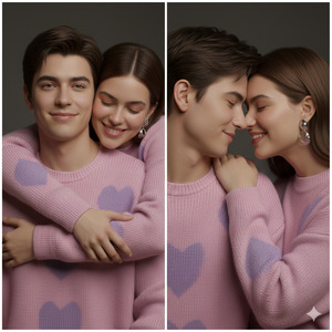 Shoulder Lean Soft Romance