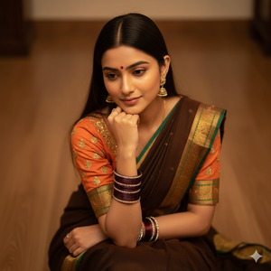 Shy Downward Gaze Pose