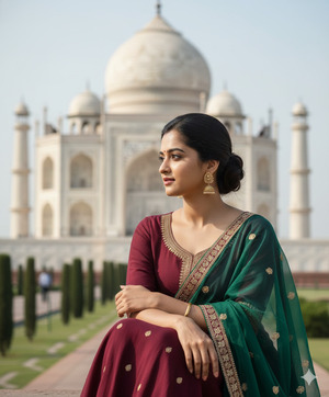 Side Glance Elegance