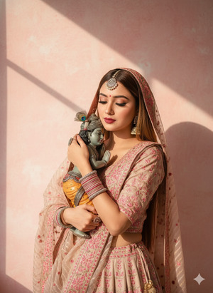 Side Hug with Downward Look