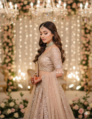 Side Profile Looking Down Elegantly