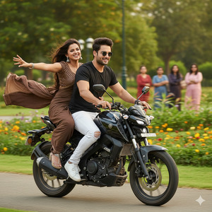 Side View Riding Pose