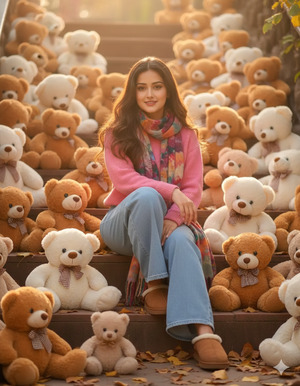 Sitting Calmly Hands on Lap