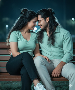 Sitting Close Forehead Touching