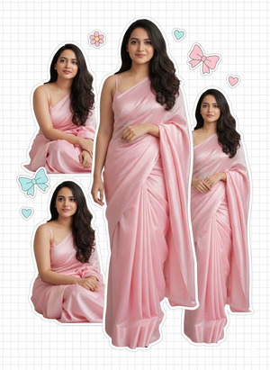 Sitting Hand on Waist Pose Cute Fashion Mood 2