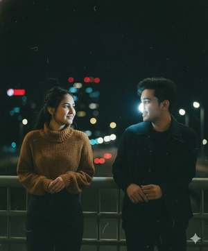 Slight Distance Emotional Pause Pose 3