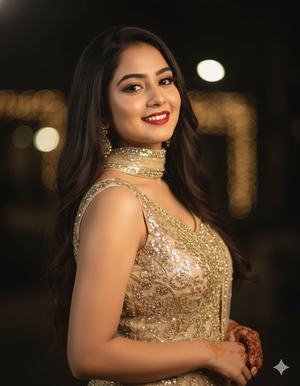 Slight Side Angle Head Turned to Camera