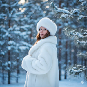 Snowy Winter Portrait