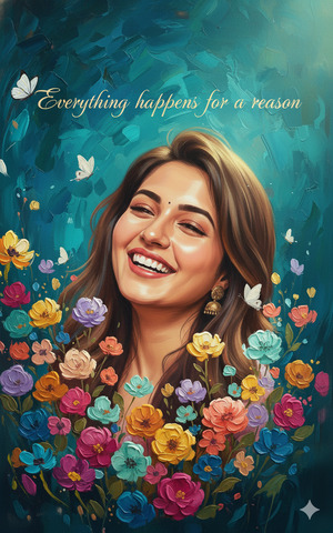 Soft Laugh Close Up Pose