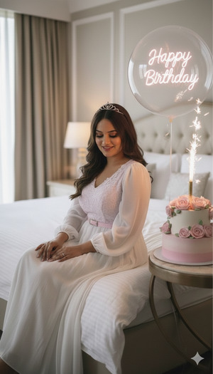 Soft Looking Down Romantic Pose