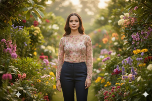 Standing Calm Confident Neutral Elegance 1