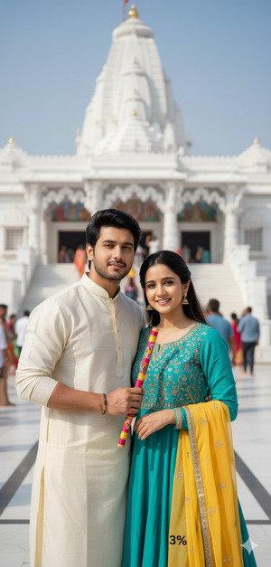 Standing Close Together Portrait Style