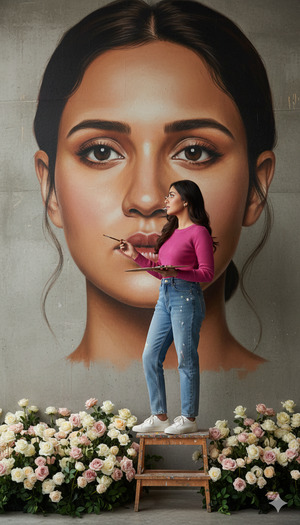 Stepping Back to Observe the Portrait