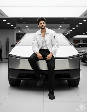 Tesla Cybertruck Luxury Editorial Look