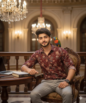 Thoughtful Side Look Pose