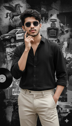 Trending Artistic Collage Cinematic Portrait