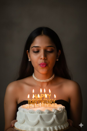 Trending Birthday Cake Portrait