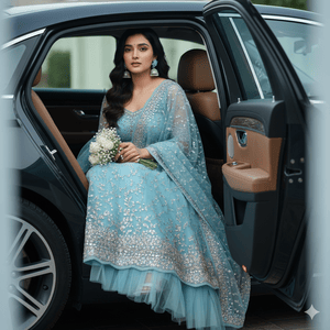 Trending Bridal Car Portrait 1