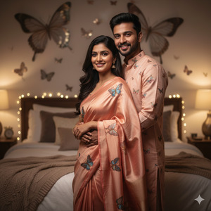 Trending Butterfly Couple Portrait