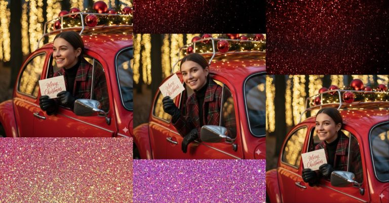 Trending Christmas Car Portrait