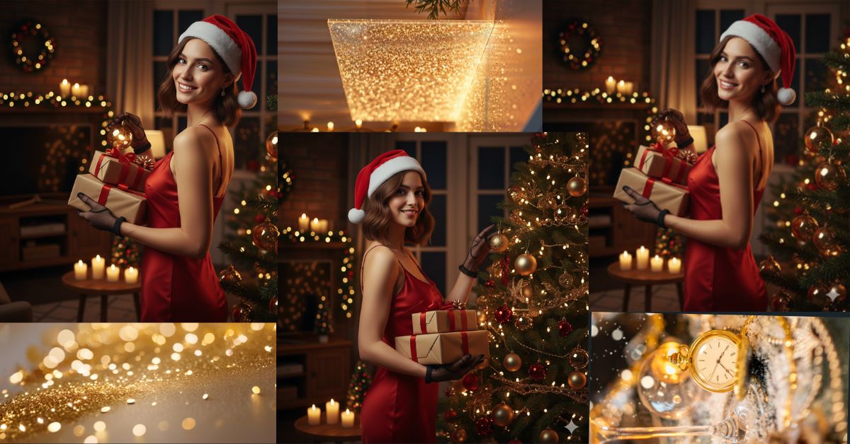 Trending Christmas Girl Photo (Ultra-Realistic)