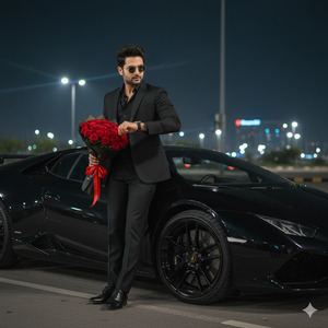 Trending Cinematic Luxury Man Portrait