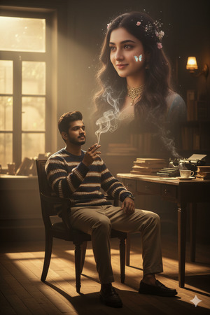 Trending Cinematic Smoke Love Scene