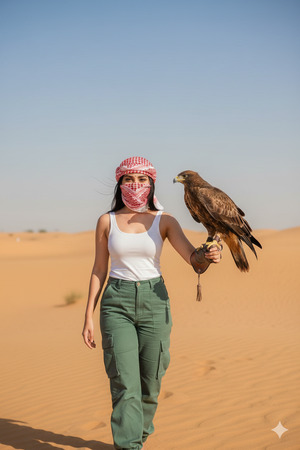 Trending Dubai Desert Eagle Portrait 1