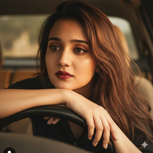 Trending Golden Hour Car Girl Portrait